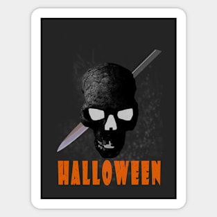 Halloween Skull Sticker